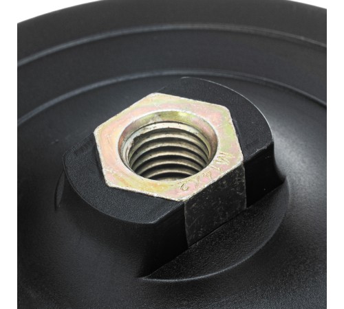 Насадка для дрели и УШМ с липучкой, 125 мм, твердая Matrix