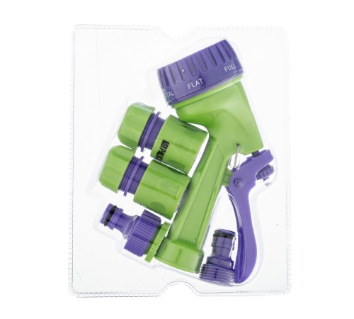 Набор поливочный, шланг 1/2", 25 м, 7 режимов пистолет, соединитель, адаптер Palisad