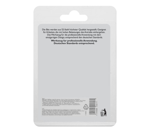 Бита Torx 15х50мм, сталь S2, шестигр., 10 шт. Gross