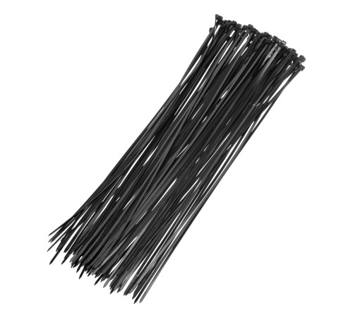 Хомуты, 370 x 3.6 мм, пластиковые, черные, 100 шт Сибртех