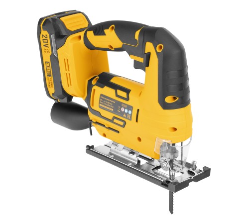 Лобзик аккумуляторный CJH-20-80, Li-Ion, 20 В// Denzel