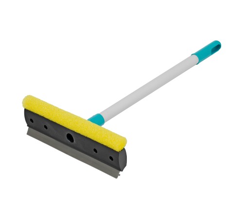 Щетка-окномойка с водосгоном, пластиковый черенок, 430х220 мм, Home Palisad