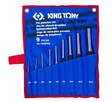 Набор выколоток, чехол из теторона, 9 предметов KING TONY 1009PRN