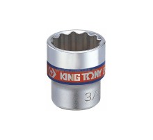 Головка торцевая стандартная двенадцатигранная 3/8", 19/32", дюймовая KING TONY 333019S