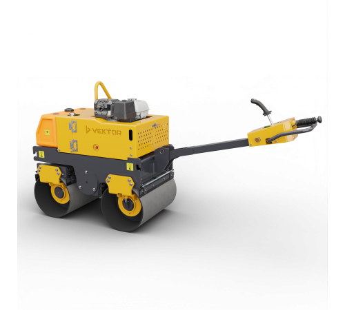 Виброкаток ручной двухвальцовый Vektor VRDR-800C