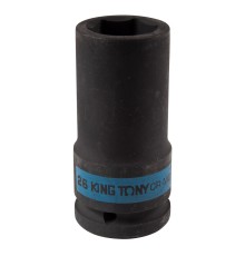 Головка торцевая ударная глубокая шестигранная 3/4", 26 мм KING TONY 643526M
