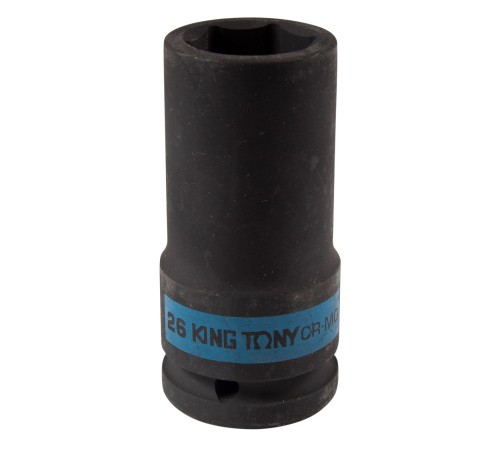 Головка торцевая ударная глубокая шестигранная 3/4", 26 мм KING TONY 643526M Головка торцевая ударная глубокая шестигранная 3/4", 26 мм KING TONY 643526M