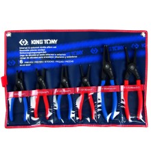 Набор съемников стопорных колец, 6 предметов KING TONY 42156GP