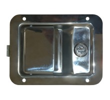 Ручка с замком для кожуха стальная 012012-1