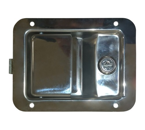 Ручка с замком для кожуха стальная 012012-1