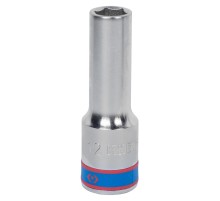 Головка торцевая глубокая шестигранная 1/2", 12 мм KING TONY 423512M