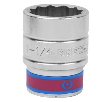 Головка торцевая стандартная двенадцатигранная 3/4", 1-1/4", дюймовая KING TONY 633040S