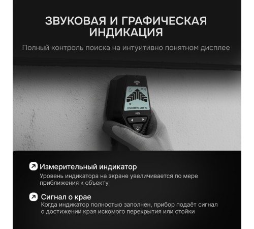 Детектор проводки 4 в 1 AMO H205