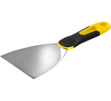 STAYER PROFlat, 100 мм, х-образное профилированное полотно, облегченная двухкомпонентная ручка, нержавеющий шпатель, Professional (10045-10) STAYER PROFlat, 100 мм, х-образное профилированное полотно, облегченная двухкомпонентная ручка, нержавеющий шпатель, Professional (10045-10)
