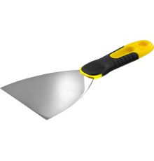 STAYER PROFlat, 100 мм, х-образное профилированное полотно, облегченная двухкомпонентная ручка, нержавеющий шпатель, Professional (10045-10) STAYER PROFlat, 100 мм, х-образное профилированное полотно, облегченная двухкомпонентная ручка, нержавеющий шпатель, Professional (10045-10)
