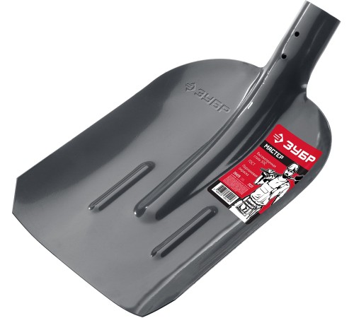 ЗУБР 346х235, с ребрами жесткости ЛСП, без черенка, лопата совковая 39428