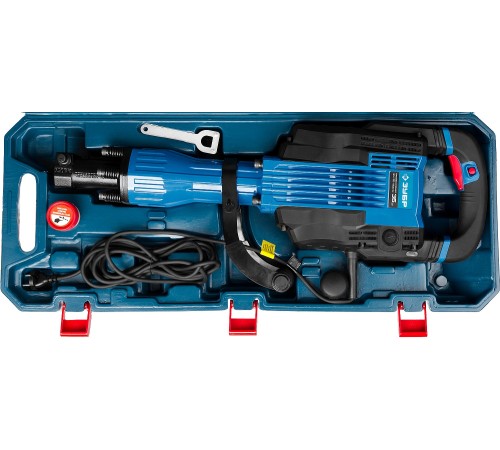 ЗУБР 1600 Вт, 1300 уд/мин, 35 Дж, кейс, бетонолом электрический ЗМ-35-1600 ВК Профессионал