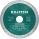 KRAFTOOL Ø 125Х22.2 мм, алмазный, сплошной, по керамограниту, керамической плитке диск отрезной KERAMO 36684-125
