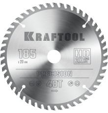 KRAFTOOL Precision, 185 x 20 мм, 48Т, пильный диск по дереву (36952-185-20) KRAFTOOL Precision, 185 x 20 мм, 48Т, пильный диск по дереву (36952-185-20)
