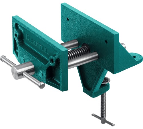KRAFTOOL 155 мм, на струбцине, Столярные переносные тиски (32720-155) KRAFTOOL 155 мм, на струбцине, Столярные переносные тиски (32720-155)
