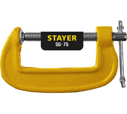 STAYER G 75 мм, струбцина 3215-075_z02 STAYER G 75 мм, струбцина 3215-075_z02
