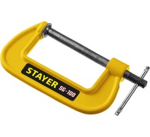 STAYER SG-100, 100 мм, чугунная струбцина G (3215-100) STAYER SG-100, 100 мм, чугунная струбцина G (3215-100)