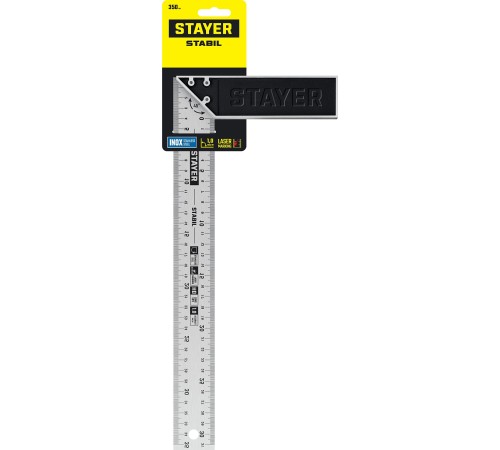 STAYER 350 мм, столярный угольник, Professional (3431-35) STAYER 350 мм, столярный угольник, Professional (3431-35)