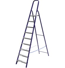 СИБИН 9 ступеней, 187 см, стальная стремянка (38803-09)