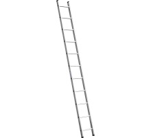 СИБИН 11 ступеней, высота 307 см, односекционная, алюминиевая, приставная лестница (38834-11)