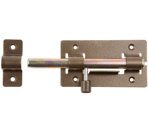 64 х 115 мм, цвет корпуса бронза, диаметр засова 14 мм, задвижка накладная для дверей ЗД-01 37774-1