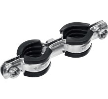 ЗУБР 1/2″, цинк, 8 шт, двойной трубный хомут (37890-20-24) ЗУБР 1/2″, цинк, 8 шт, двойной трубный хомут (37890-20-24)