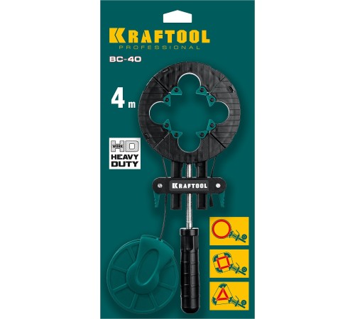KRAFTOOL 4 м, ременная струбцина BC-40 32207-1 KRAFTOOL 4 м, ременная струбцина BC-40 32207-1
