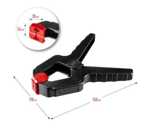 ЗУБР 75/75 мм, пружинный зажим МЗ-80 32247-8 Мастер