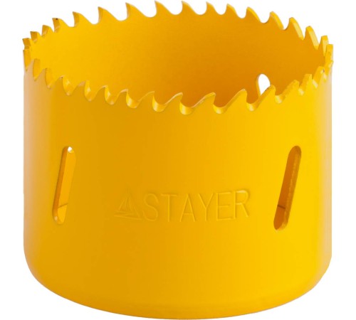 STAYER d 60 мм, кольцевая биметаллическая универсальная 29547-060 STAYER d 60 мм, кольцевая биметаллическая универсальная 29547-060