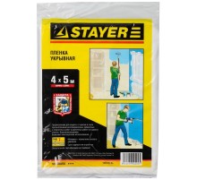 STAYER 4 м, 5 м, 7 мкм, защитная укрывочная пленка (1225-07-05) STAYER 4 м, 5 м, 7 мкм, защитная укрывочная пленка (1225-07-05)