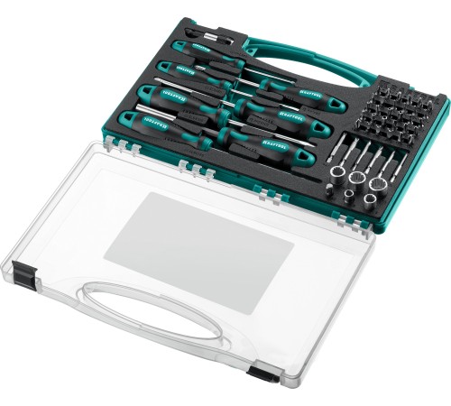 KRAFTOOL 50 шт, набор отверток и насадок X-Drive 25815 KRAFTOOL 50 шт, набор отверток и насадок X-Drive 25815