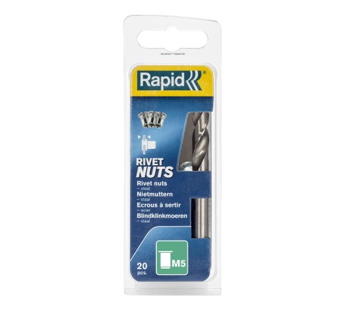 RAPID R:Rivets, М5, 20 шт, нержавеющая заклепка (5000672)