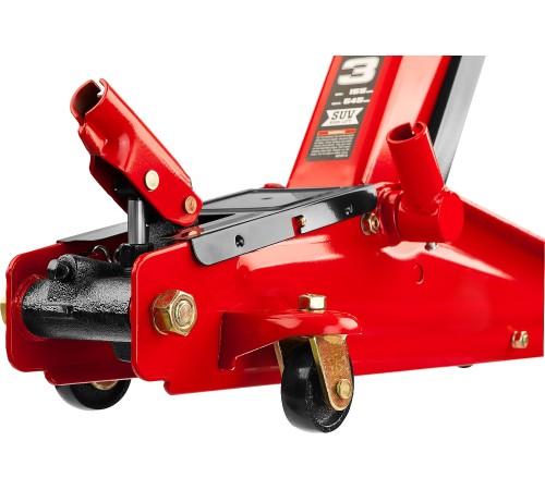 STAYER 3т, 155-545 мм, домкрат гидравлический подкатной RED FORCE 43157-3