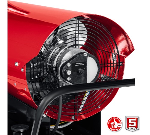 ЗУБР 25 кВт, непрямой нагрев, дизельная тепловая пушка ДПН-К10-25-Д Мастер