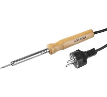 STAYER MAXTerm, 25 Вт, конус, электропаяльник с деревянной рукояткой (55310-25) STAYER MAXTerm, 25 Вт, конус, электропаяльник с деревянной рукояткой (55310-25)