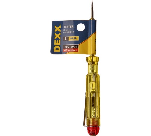 DEXX 100-500 В, 130 мм, пробник электрический 25750