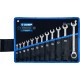 ЗУБР 12 шт, 8 - 22 мм, набор комбинированных гаечных ключей трещоточных 27075-H12_z01