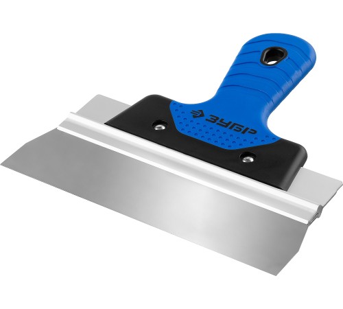 ЗУБР 200 мм, нержавеющее полотно, двухкомпонентная рукоятка, шпатель фасадный 10049-20_z03 Профессионал