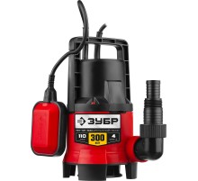 ЗУБР 300 Вт, дренажный насос для грязной воды (НПГ-М1-300)