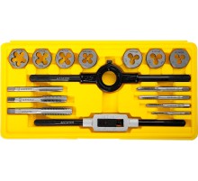 STAYER MaXCut, 16 предмета, набор метчиков и плашек (28010-H16) STAYER MaXCut, 16 предмета, набор метчиков и плашек (28010-H16)
