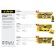 STAYER 16 предметов, набор метчиков и плашек MaxCut 28010-H16_z01