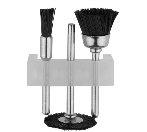 STAYER 3 шт., щетка нейлоновая для чистки и полирования 29914-H3 STAYER 3 шт., щетка нейлоновая для чистки и полирования 29914-H3