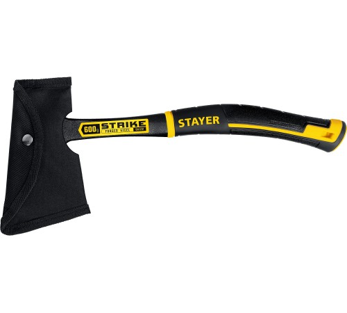 STAYER 600 г, 330 мм, топор цельнометаллический 