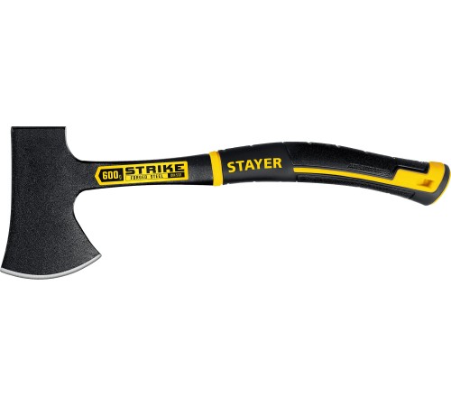 STAYER 600 г, 330 мм, топор цельнометаллический 