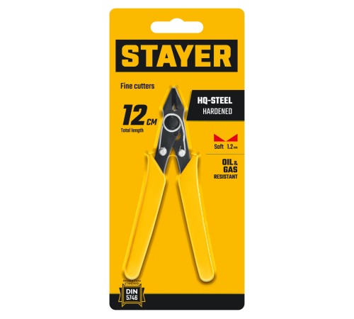 STAYER PRO Slim 125 мм, Мини бокорезы (22181) STAYER PRO Slim 125 мм, Мини бокорезы (22181)